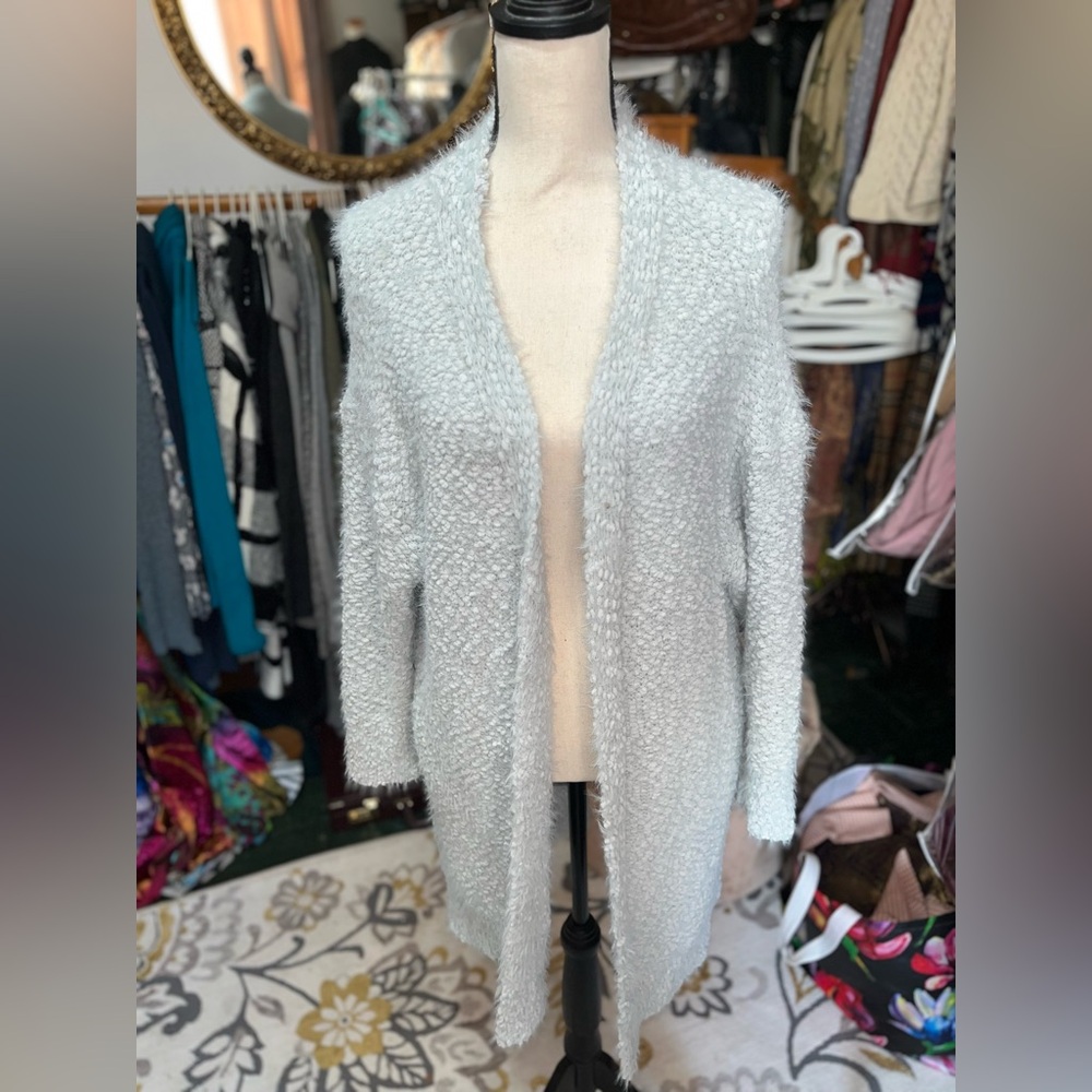 Powder blue cardigan